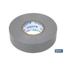 CINTA AISLANTE GRIS PVC